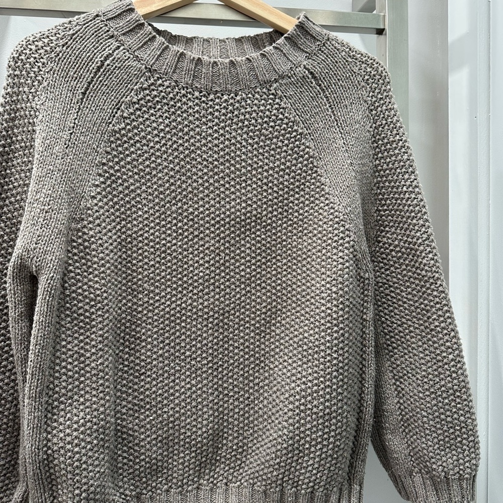 Chunky Knit Gray Sweater